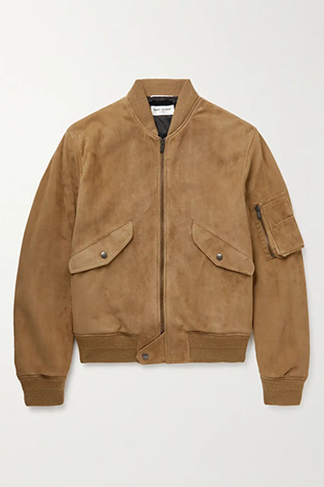 Suede Bomber Jacket from Saint Laurent