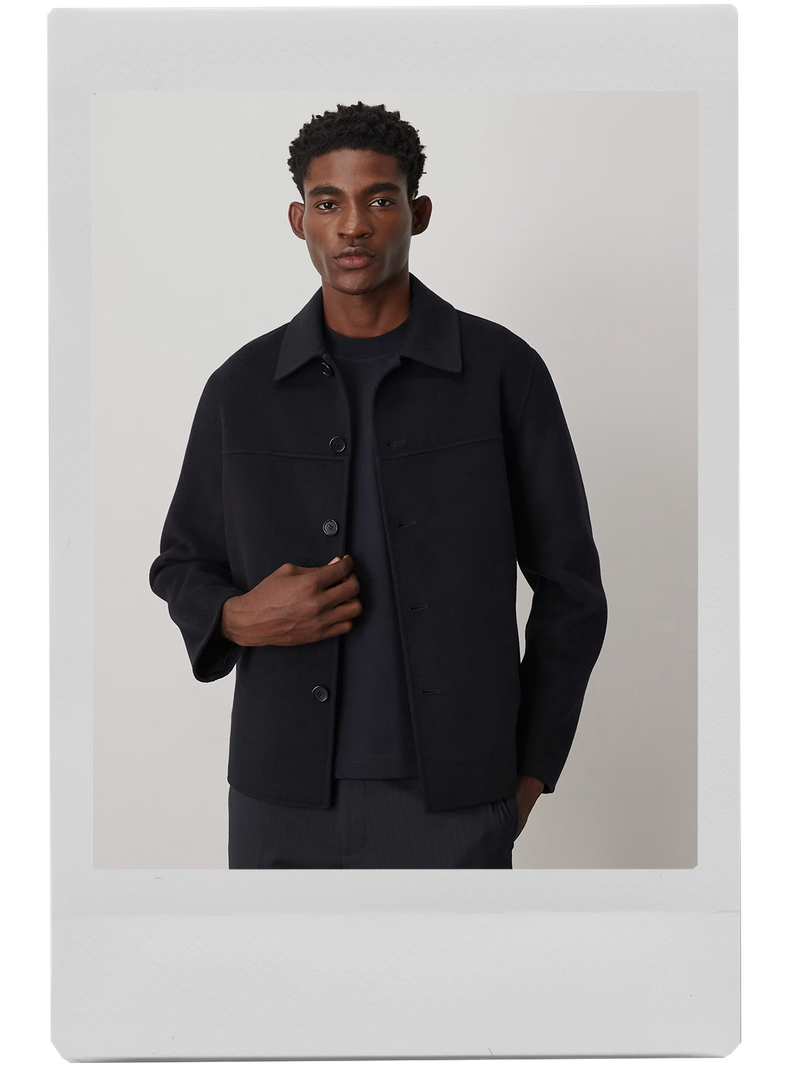 Double Layer Wool Shacket from ARKET