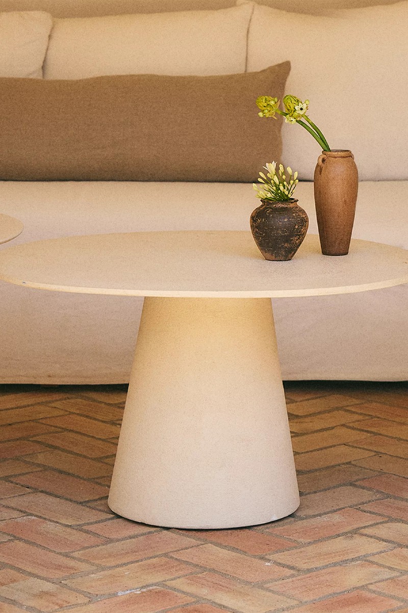 Outdoor Table With Conical Base from Zara