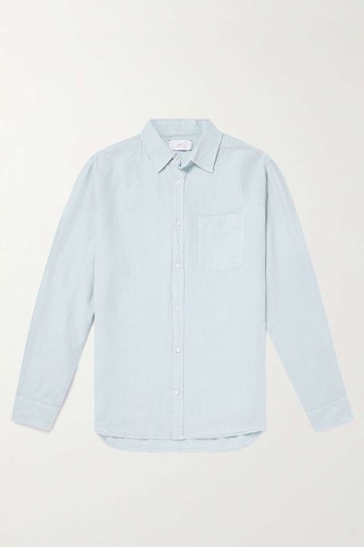 Garment-Dyed Linen Shirt