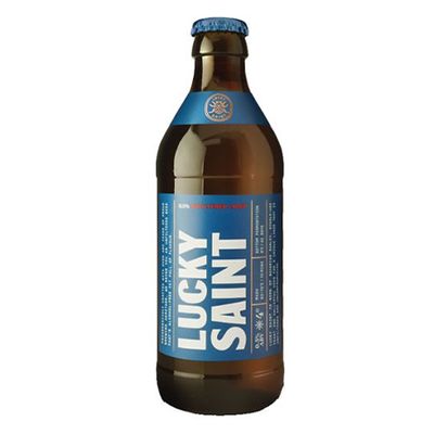 Unfiltered Lager from Lucky Saint