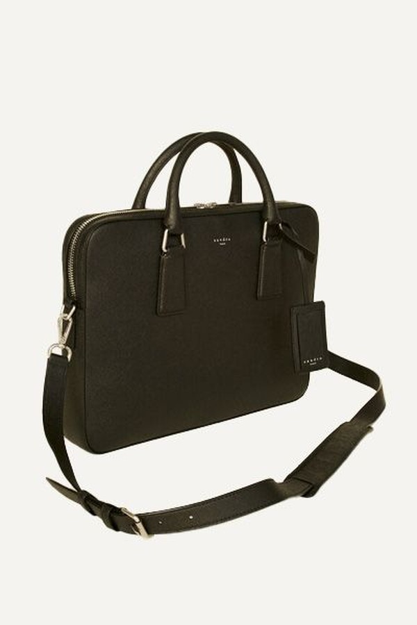 Saffiano Leather Briefcase from Sandro