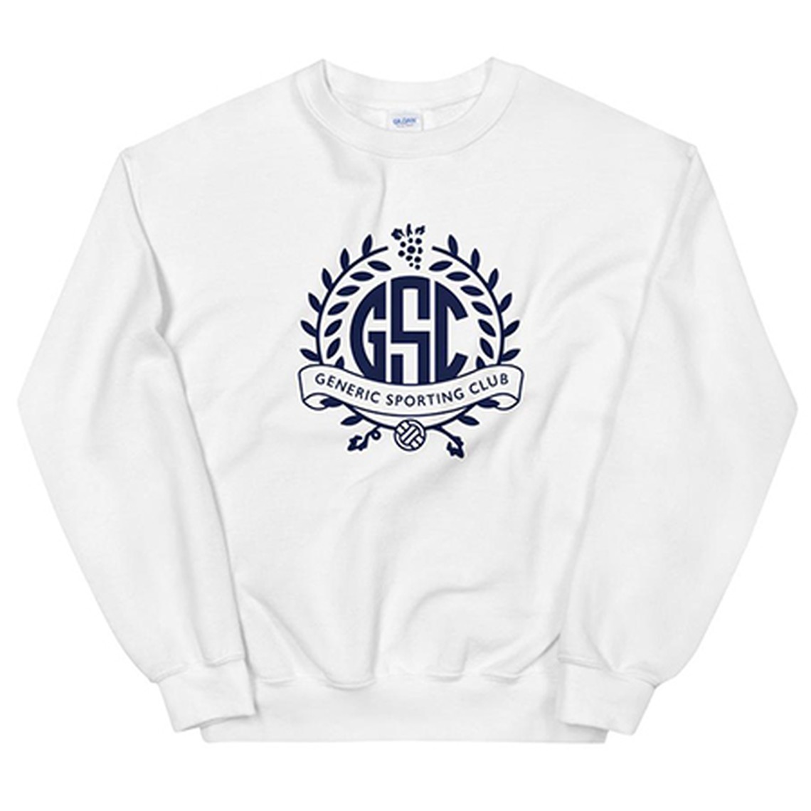 GSC Deco Sweatshirt - Blue and White Big Logo