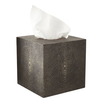 Faux Shagreen Boutique Tissue Box Holder from Oka