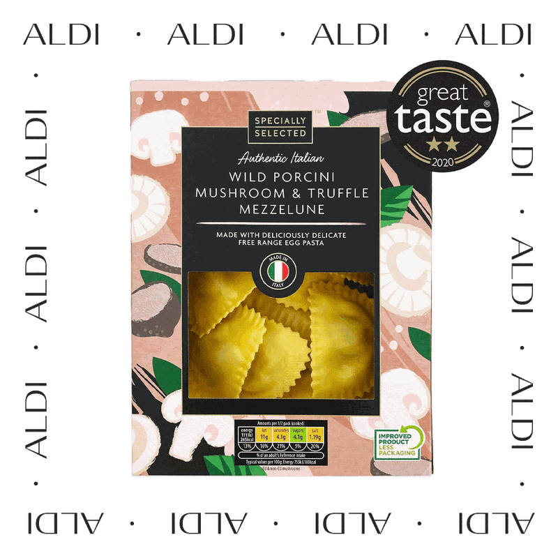 Wild Porcini Mushroom & Truffle Mezzelune from SPECIALLY SELECTED