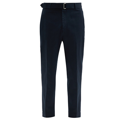 Owen Cotton Twill Straight Leg Trousers