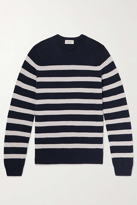 Johan Slim-Fit Recycled Cashmere And Merino Sweater from John Smedley