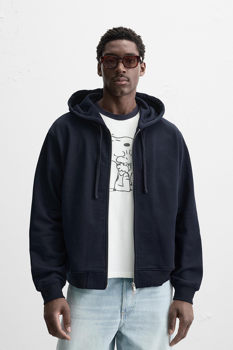Basic Zip-Up Hoodie from Zara