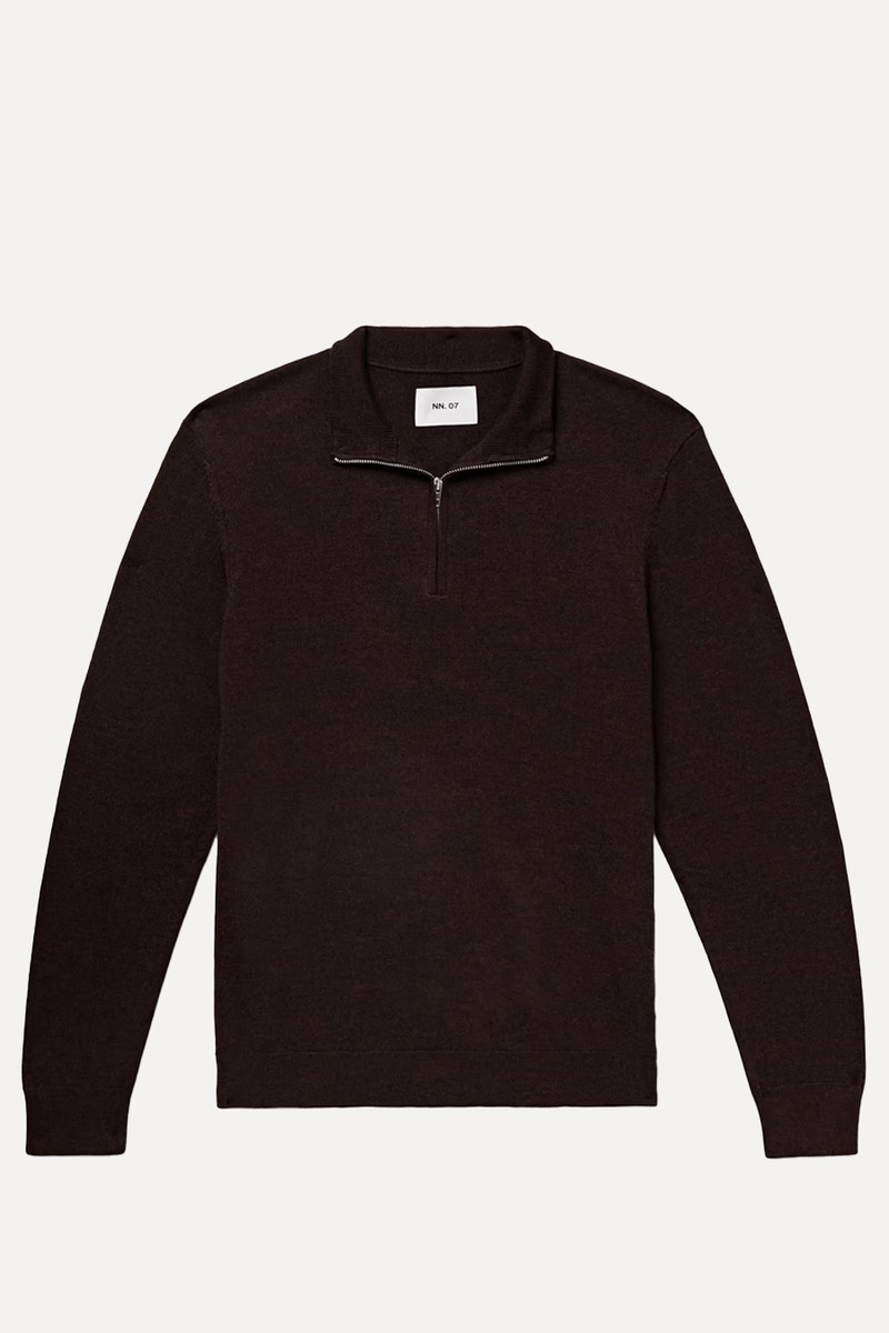 Sergio 6605 Wool Half-Zip Sweater from NN07 