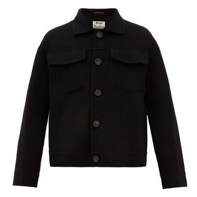 Dagnite Boiled-Wool Jacket from Acne