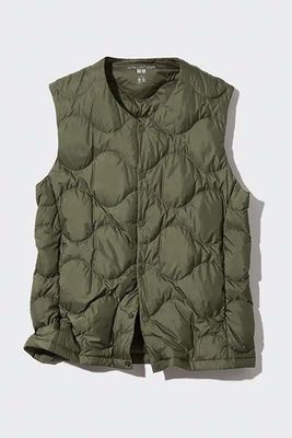 Ultra Light Down Wave Quilted Compact Vest from Uniqlo