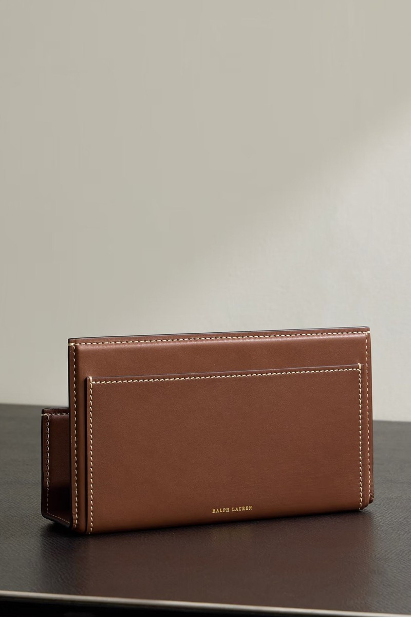 Brennan Leather Letter Rack from Ralph Lauren Home