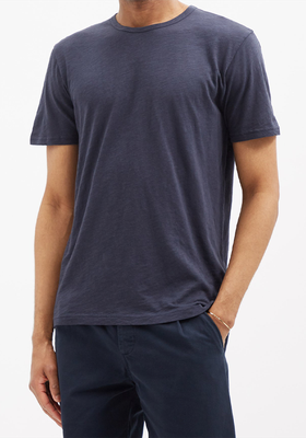 Crew-Neck Cotton-Blend Jersey T-Shirt from Sunspel