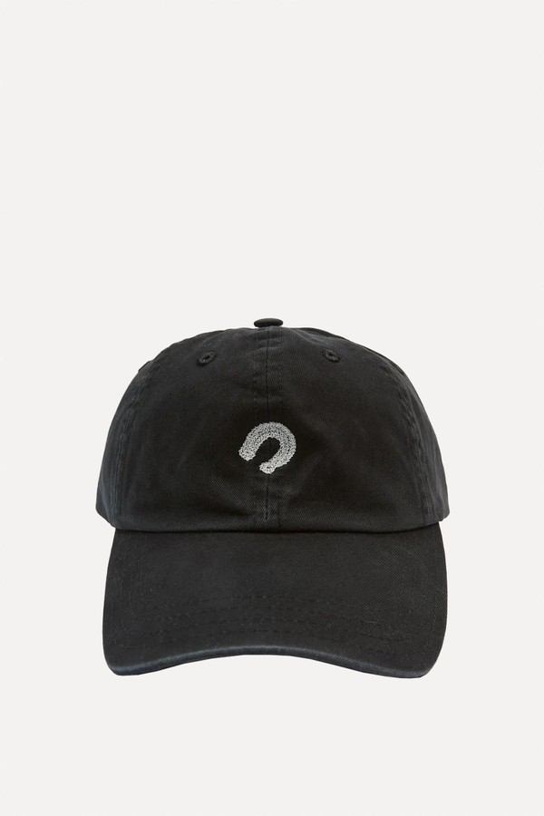 Logo-Embroidered Cotton-Twill Baseball Cap from Drake's