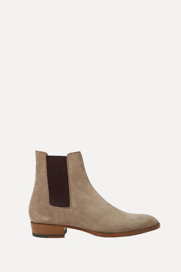 Wyatt 30 Suede Chelsea Boots from Saint Laurent