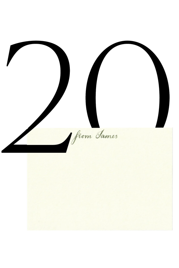 Personalised Note Cards from Memo Press