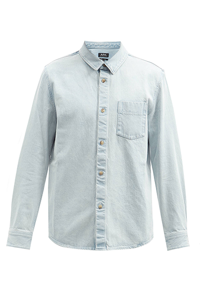 Victor Patch Pocket Denim Shirt from A.P.C.