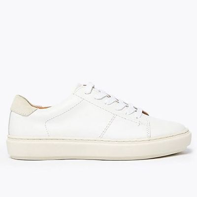 Leather Lace Up Trainers