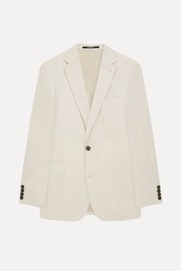 Piccadilly Linen Slim Ecru Suit Jacket from T.M. Lewin