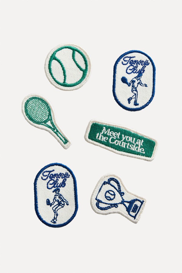 Set Of Thermo-Adhesive Tennis Patches from Zara Home