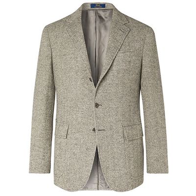 Grey Herringbone Blazer from Polo Ralph Lauren