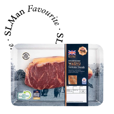 100% British Beef Wagyu Sirloin Steak from Specially Selected