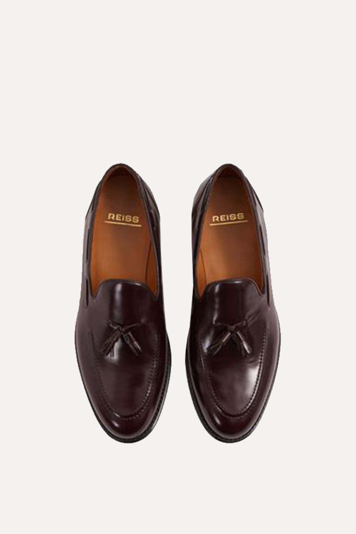 Clayton Leather Tassel Loafers  from Reiss