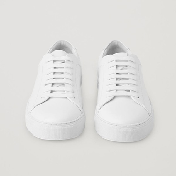 Leather Lace Up Trainers from COS