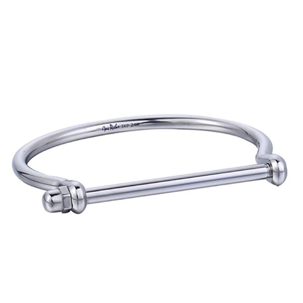 Silver Screw Cuff Bracelet from Opes Robur