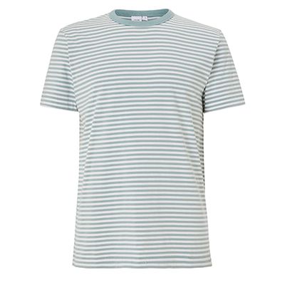 Supima Cotton Fine Stripe T-Shirt from John Lewis