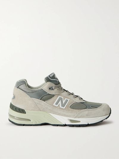MIUK 991 Suede and Mesh Sneakers from New Balance
