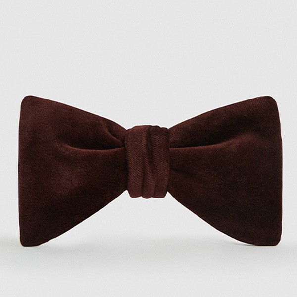 Hike Velvet Bow Tie from Reiss