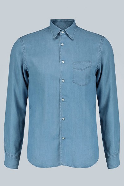 Indigo Tencel Shirt from Officine Generale