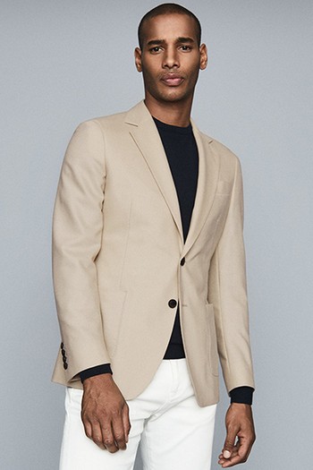 Bamboo Single Breasted Blazer | £325