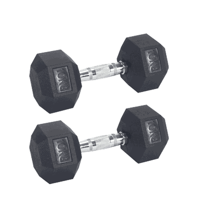 10kg Hex Dumbbell Set from Argos