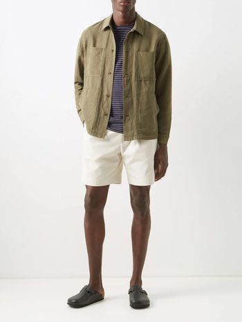 Kleber Patch Pocket Canvas Overshirt, £245 | Frescobol Carioca