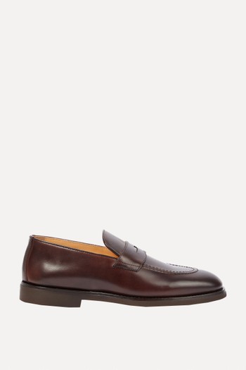 Leather Penny Loafers from Brunello Cucinelli