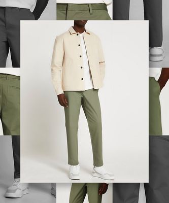Green Tapered Chinos from River Island