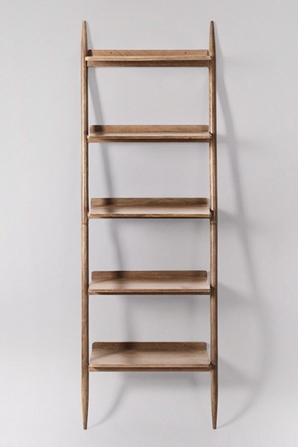 Ladder Shelving, Natural Oak from Swoon
