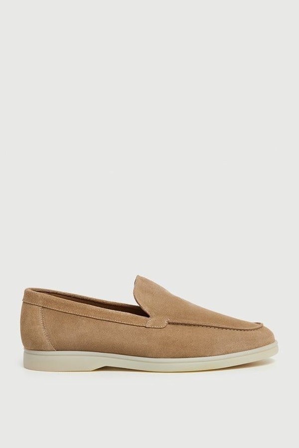 Minimalist Suede Moccasins from Hackett