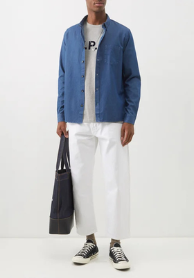 Harry Patch Pocket Cotton Chambray Shirt from A.P.C.