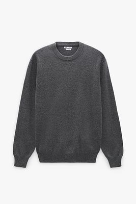 Round Neck Cashmere Sweater from Zara