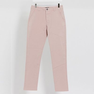 Slim Chinos In Pink from ASOS