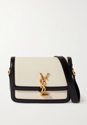 Solferino Small Two-Tone Leather Shoulder Bag from Saint Laurent