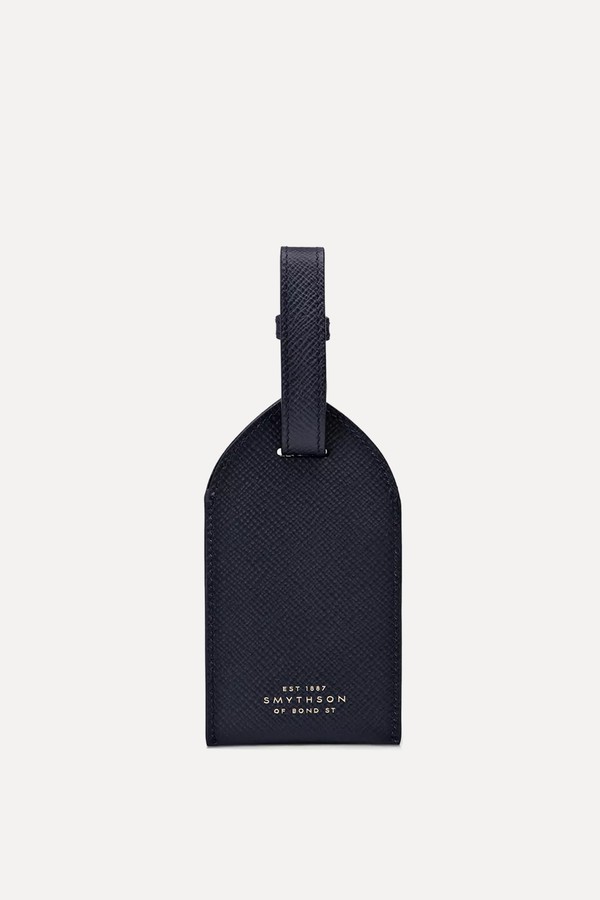 Panama Leather Luggage Tag from Smythson