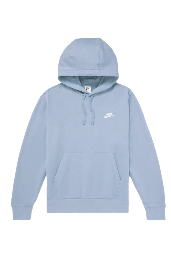 Logo-Embroidered Cotton-Blend Jersey Hoodie  from Nike