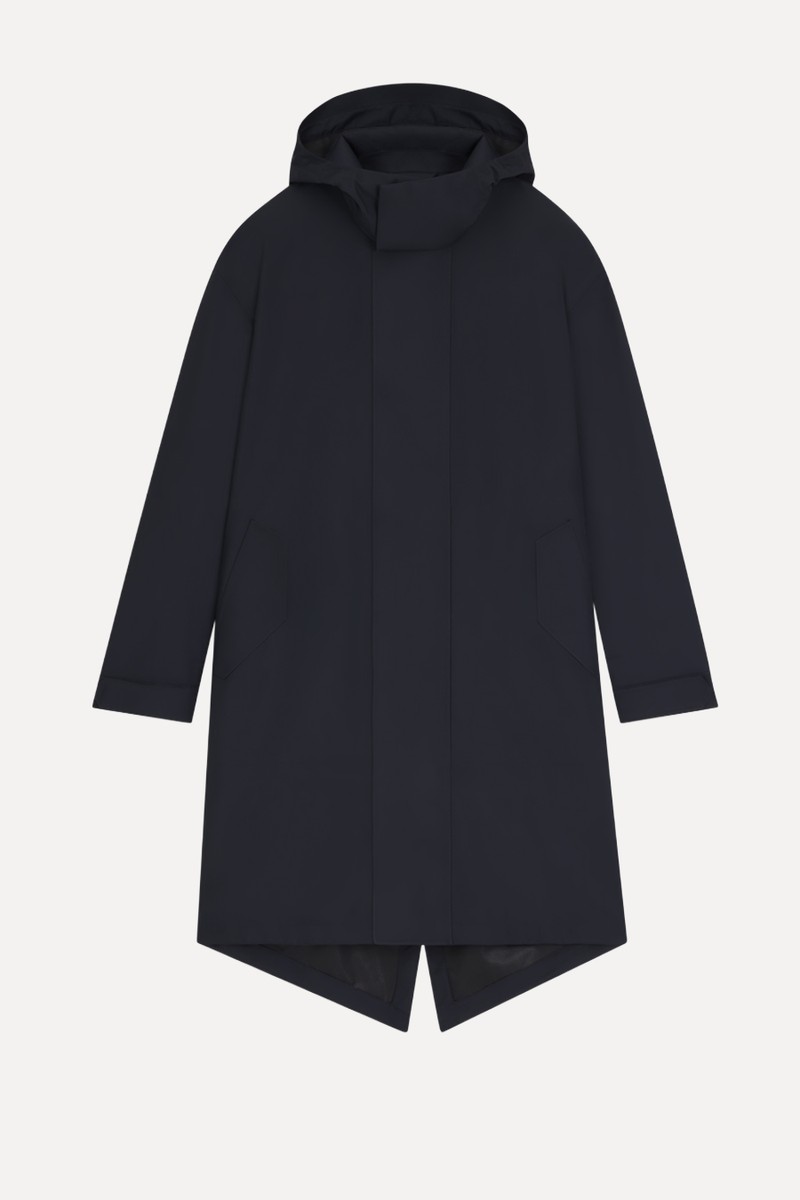 Water-Repellent Hooded Jacket