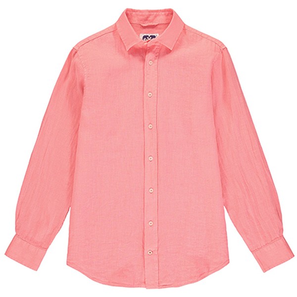Abaco Linen Shirt - Watermelon