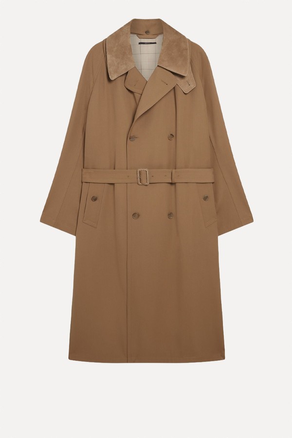 Wool Double Breasted Trench Coat from Dunhill