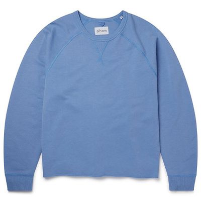 Hemps Sweatshirt In Light Blue from Albam